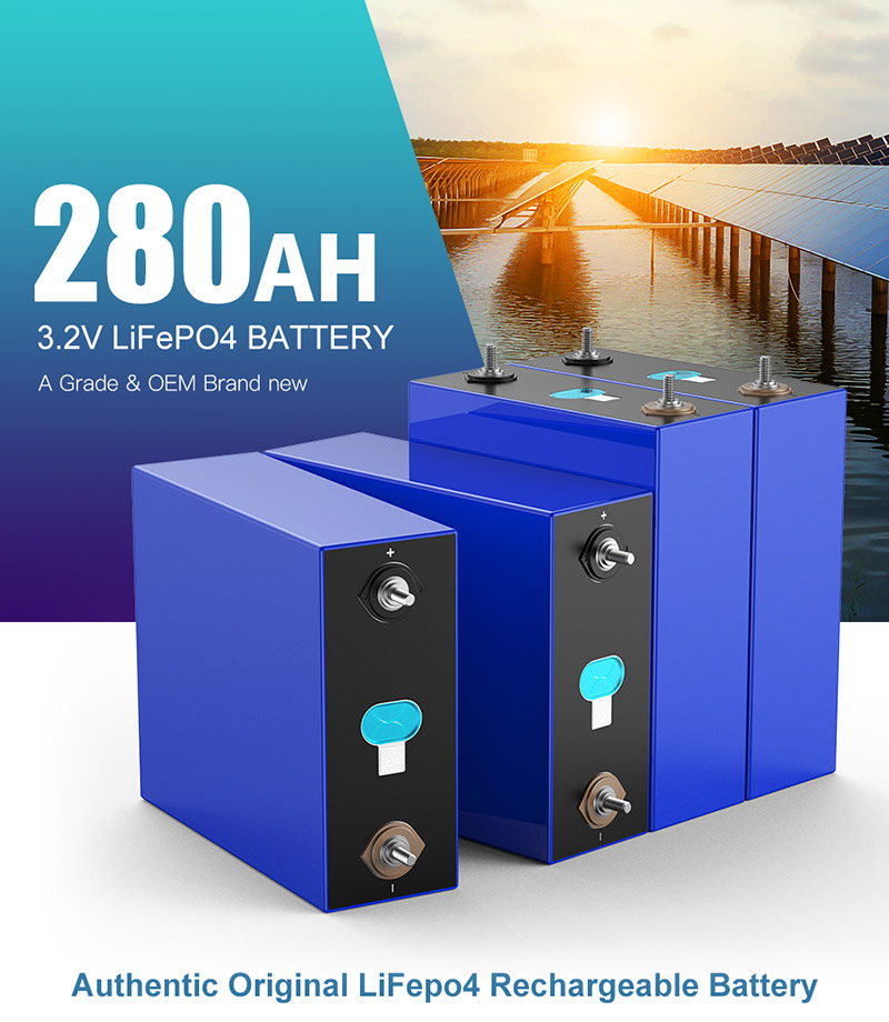 CATL 280Ah Lifepo4 3.2V High Capacity Lithium Ion Battery 6000 Times Cycles For Home Energy Storage System